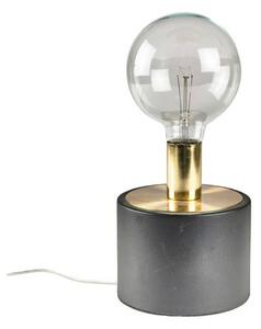 Bulb asztali lámpa, fekete/arany, D15 cm
