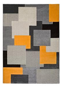 Leo Square szürke szőnyeg, 160 x 230 cm - Universal