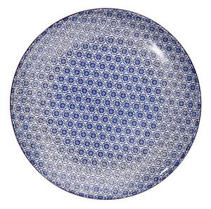 RETRO tányér, kék 26 cm