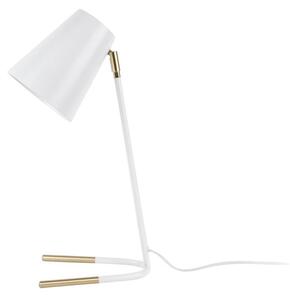 Noble fehér asztali lámpa aranyszínű részletekkel - Leitmotiv