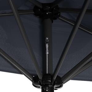 SIESTA napernyő félkör alakú antracit, 94cm