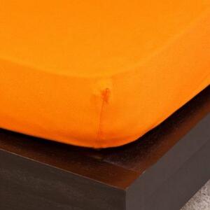 Jersey gumis lepedő 70x140 cm-es (narancs)