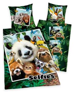 Dzsungel állatai ágynemű (selfie)