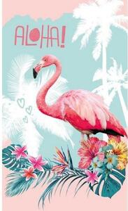 Flamingós kéztörlő
