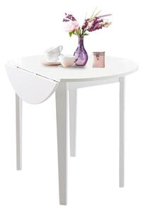 Trento Quer fehér asztal lehajtható asztallappal, ⌀ 92 cm - Støraa