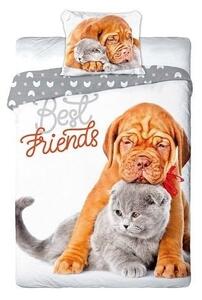 Kutya és cica ágynemű (Best Friends)