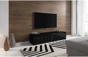 Simena TV állvány fekete RGB LED