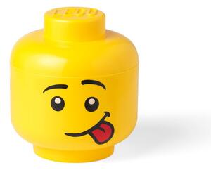 Silly sárga fejformájú tárolódoboz, ⌀ 16,3 cm - LEGO®