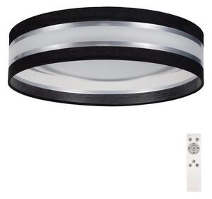 Belis LED Dimmelhető mennyezeti lámpa SMART CORAL LED/24W/230V fekete/szürke + távirányító BE0519