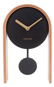 Smart Pendulum Light nyírfa asztali óra - Karlsson
