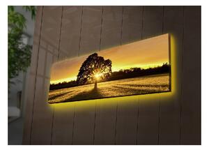 Tree falikép háttérvilágítással, 90 x 30 cm - Wallity