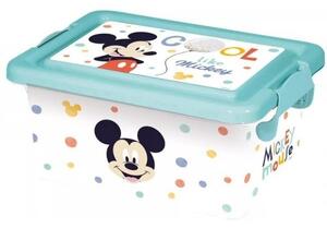 Disney Mickey egér műanyag tárolódoboz 3,7 L (játéktároló)