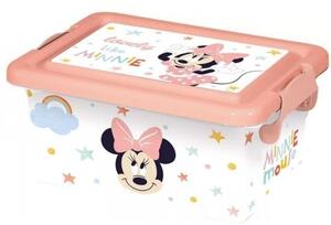 Disney Minnie egér műanyag tárolódoboz 3,7 L (játéktároló)