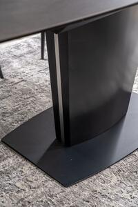 Bristol bővíthető étkezőasztal fekete 120-160cm