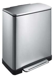 VEPA BINS Pedálos szemetes, 46 l, rozsdamentes acél, VEPA BINS "Eko", matt