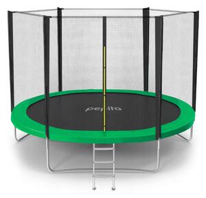 Pepita 244cm külső hálós Trambulin létrával - zöld
