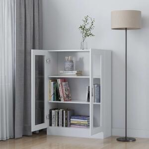 VidaXL fehér szerelt fa vitrinszekrény 82,5 x 30,5 x 115 cm