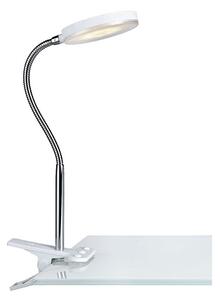 Flex fehér asztali LED lámpa csipesszel - Markslöjd