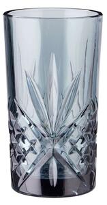 CRYSTAL CLUB kristályüveg long drink pohár, szürke 330ml