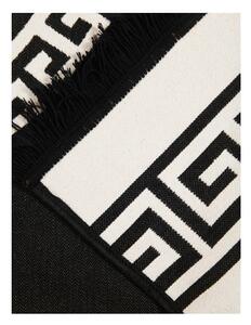 Mandala bézs-fekete kétoldalas szőnyeg, 120 x 180 cm