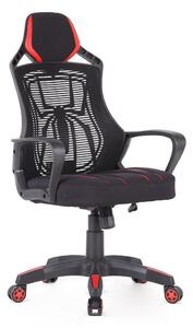 Platinet Gaming szék VARR Spider fekete/piros PL0314