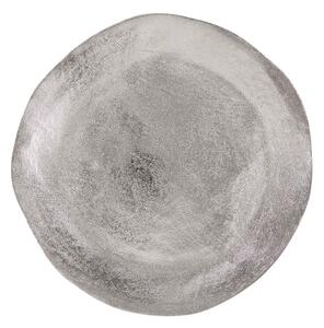 BANQUET rusztikus dekor tányér ezüst 32cm