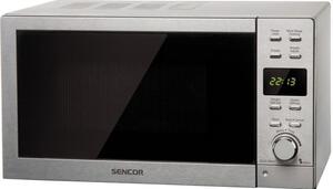 Sencor SMW6022 Mikrohullámú sütő, 20L, 800W, 8 fokozat, Időzítő, Ezüst