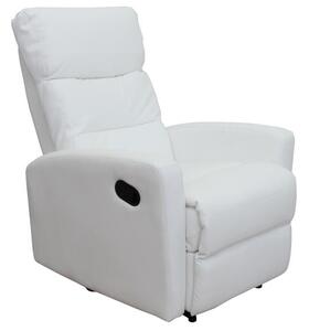TEM-Silas lábtartós relax fotel textilbőr borítással