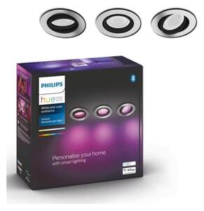 Philips Philips - KÉSZLET 3x LED RGB Dimmelhető beépíthető lámpa Hue 1xGU10/5,7W/230V P4673