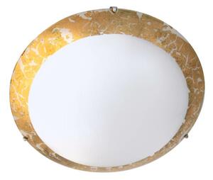 ARTEMIS modern LED mennyezeti lámpa króm fehér opál/arany ernyővel/búrával,12W semleges fehér fényű 4000K