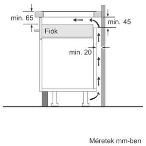 Bosch PXX675DC1E Beépített indukciós főzőlap, 60 cm, 4 főzőzóna, PerfectFry, Fekete