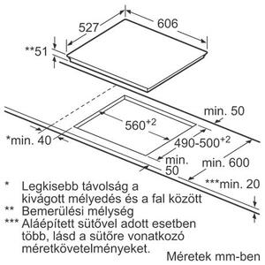 Bosch PXX675DC1E Beépített indukciós főzőlap, 60 cm, 4 főzőzóna, PerfectFry, Fekete