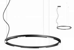 UNION LED csillár, 90 cm, fekete