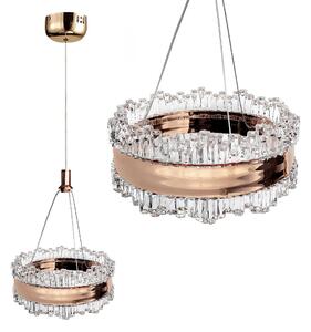 Kristály Csillár LED LHJ099-CP GOLD