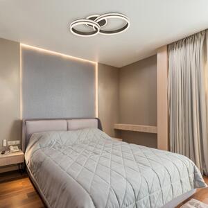 GROUNI LED mennyezeti lámpa, titán 2600 lumen