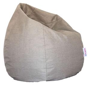 Basic Bútorszövet Babzsákfotel - Világosszürke