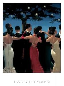 Waltzers, 1992 Festmény reprodukció, Jack Vettriano, (60 x 80 cm)