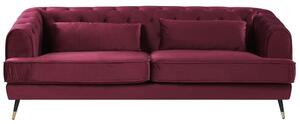 Elegáns Vörös Háromszemélyes, SLETTA kanapé