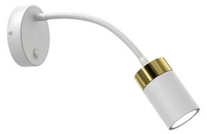 JOKER LED fali lámpa, fehér, arany, 8W