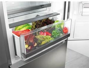 Gorenje N619EAW4 Kombinált hűtőszekrény, M:186cm, 300L, NoFrost, E energiaosztály, Fehér