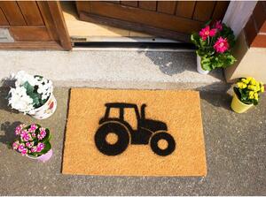 Tractor természetes kókuszrost lábtörlő, 40 x 60 cm - Artsy Doormats