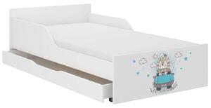 PUFI gyerekágy 160x80 matraccal és ágyneműtartóval - oroszlán