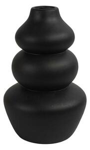 CAIRN fekete kerámia váza 22 cm