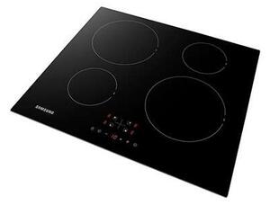 Samsung NZ64F3NM1AB/UR Beépíthető indukciós főzőlap, 59 cm, 4 főzőzóna, Gyerekzár, Fekete
