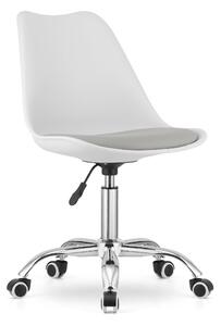 Irodai szék fehér-szürke skandináv stílusban BASIC