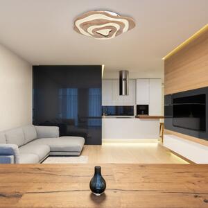 JACKS LED mennyezeti lámpa, sötétbarna 1600 lumen