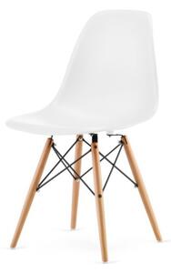 Skandináv stílusú fehér szék CLASSIC