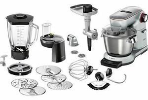 Bosch MUM9BX5S61 OptiMUM Konyhai robotgép, 1500 W, ezüst, fekete
