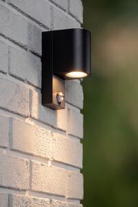 ZARO IR - spotlámpa / fali lámpa - 1xGU10 - IP65 - Motion & Day/Night Sensor - fekete színben