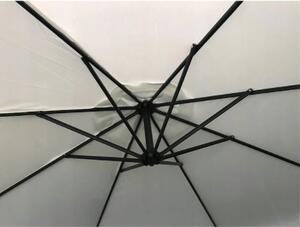 Kerti összerakható napernyő szürke 350cm